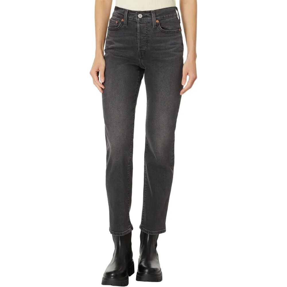 Levi’s Wedgie Straight Gray Jeans Women’s 30
